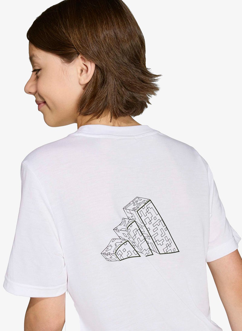 Adidas Youth Minecraft Training T-Shirt - Image 4