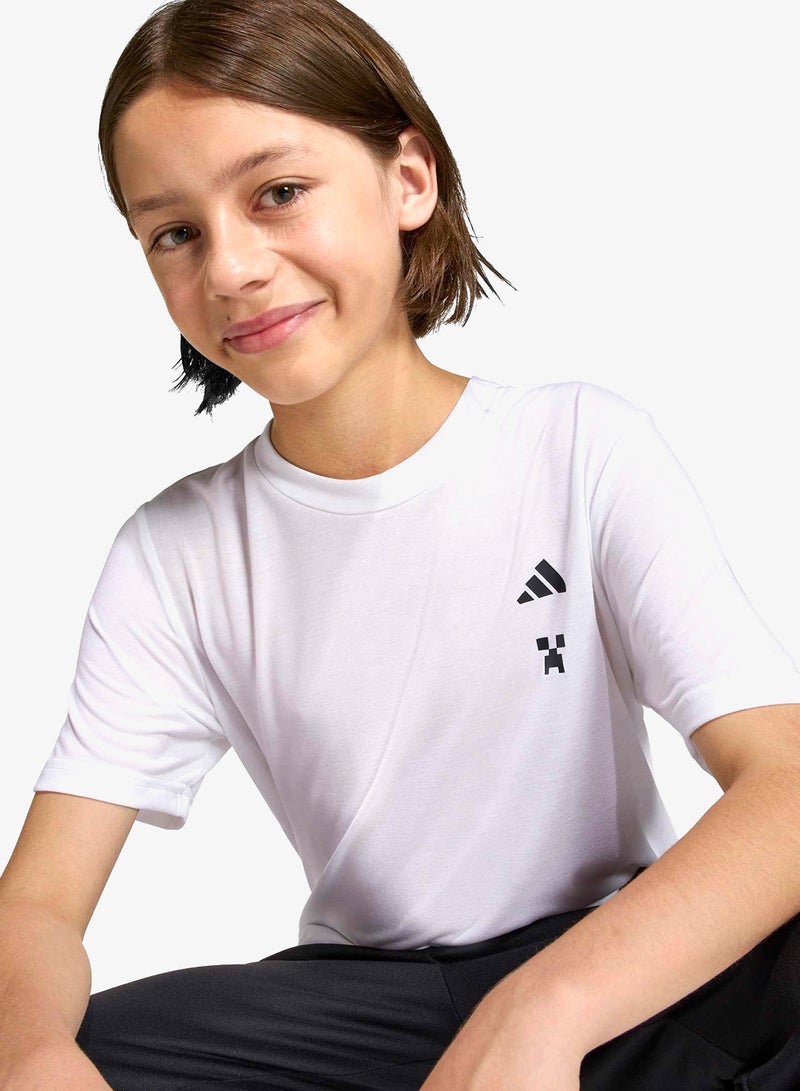 Adidas Youth Minecraft Training T-Shirt - Image 3
