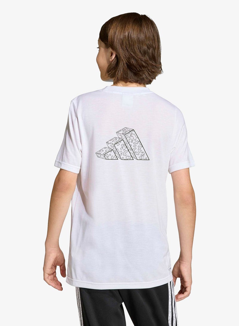 Adidas Youth Minecraft Training T-Shirt - Image 2