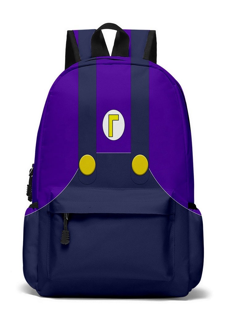 Mario - 【 School Season 】 Mario Students Large Capacity Schoolbag Children Cartoon Backpack Back to School Essential College Bag Leisure Bag Travel Bag Multi-color - Image 1
