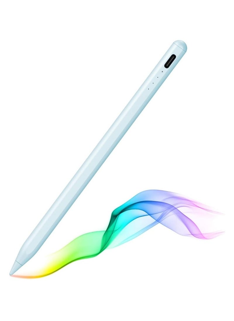 traditious Universal Stylus Pen for Touch Screens – Blue Touch Pen for iPad, iPhone, Samsung, Huawei, Tablets, Laptops | Compatible with iOS & Android | Ideal for Drawing & Handwriting - BLUE  - Image 1