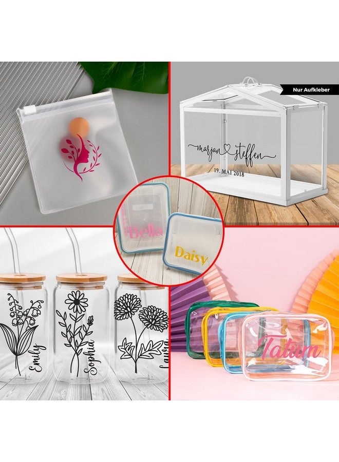 Stampcolour Premium Printable Vinyl Sticker Papertransparent 30 Clear Selfadhesive Sheetsnowaterproofdries Quickly Vivid Colors Decal Papertear Resistantfor Any Epson Hp Canon Sawgrass Inkjet Printer  - Image 2