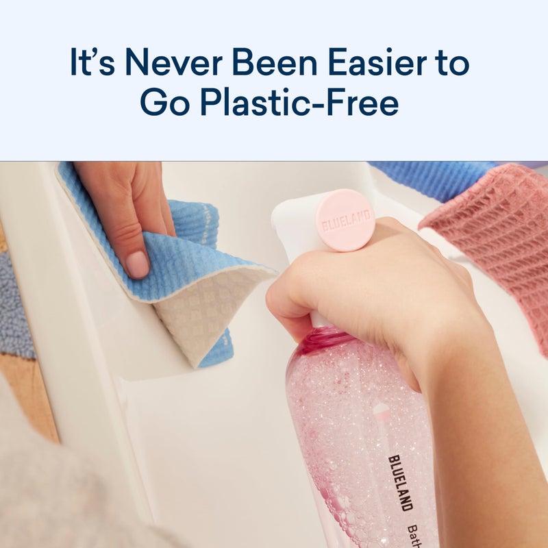 BLUELAND Bathroom Cleaner  10-Pack Refill  Eucalyptus Mint Scent  Eco-Friendly Cleaning Supplies  10 x 24 Fl oz - Image 2