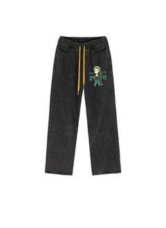 KUYING New One Piece Wide Leg Casual Jeans  - Image 1