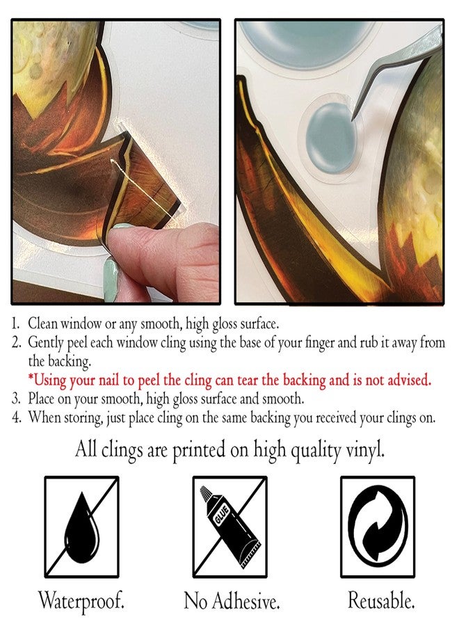 Conquest Journals Harry Potter Mermaid Window Cling Set, 11.5"x30", Includes Over 20 Floating Bubbles and The Golden Egg, Reusable, No Residue, Officially Licensed - Image 5