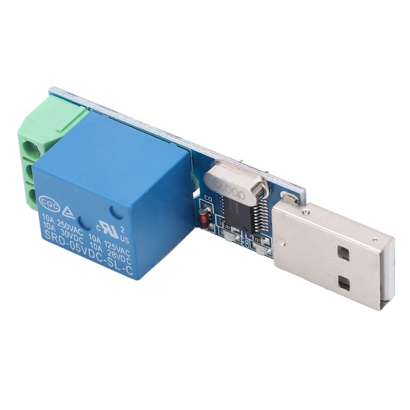 songle USB Relay Module DC 5V PCB 100000-Cycle Life - High-Performance Control Chip Serial Command for Computer Automation - Image 3