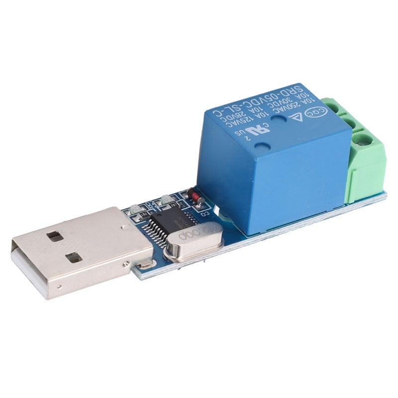 songle USB Relay Module DC 5V PCB 100000-Cycle Life - High-Performance Control Chip Serial Command for Computer Automation - Image 2