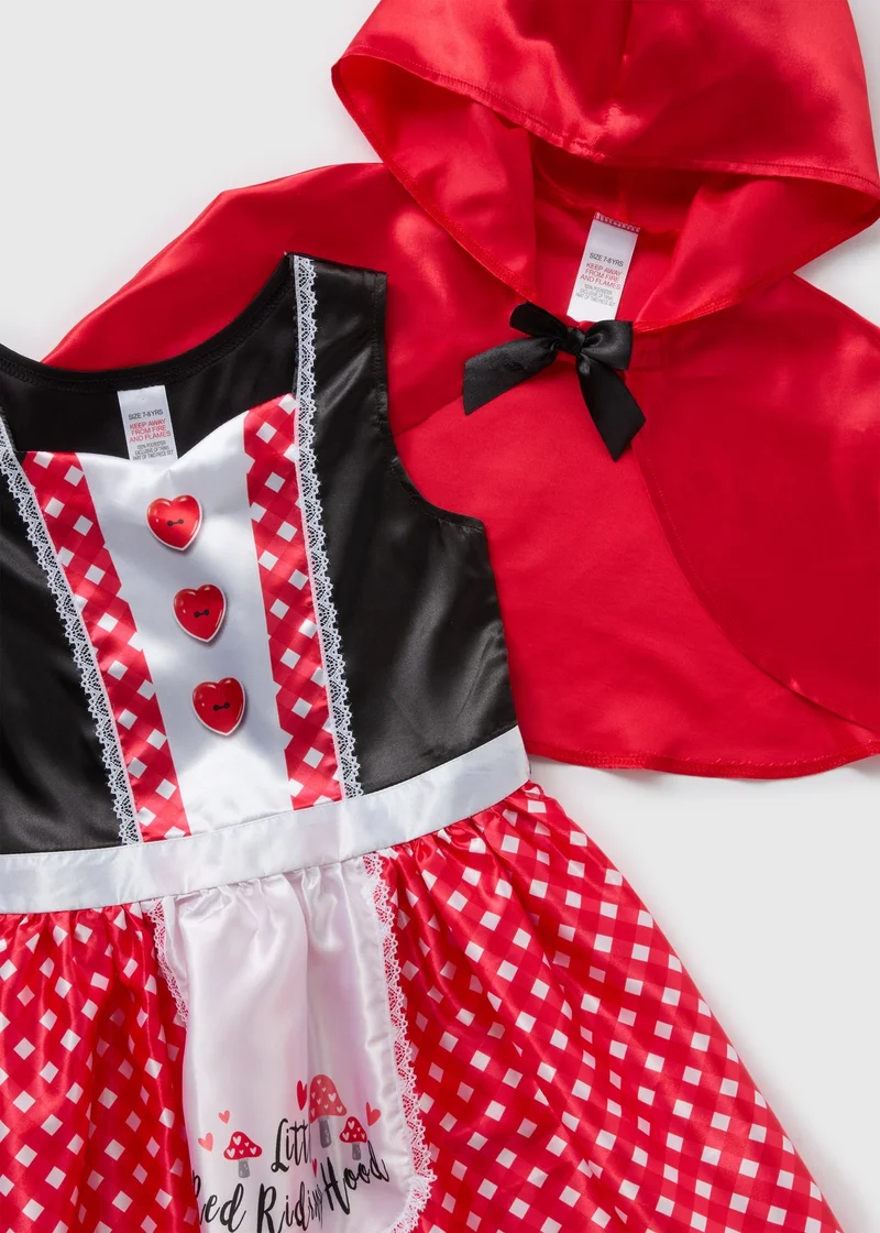 Matalan Kids Red Riding Hood Costume