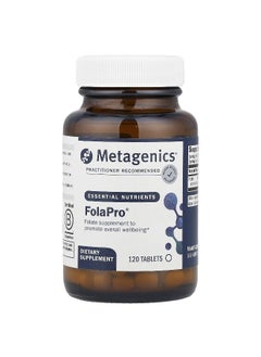 Metagenics, FolaPro®, 1,330 mcg, 120 Tablets