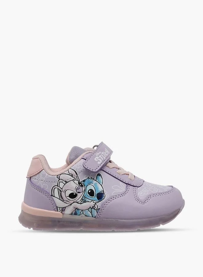 ديزني Girls Hook & Loop Ankle Sneakers