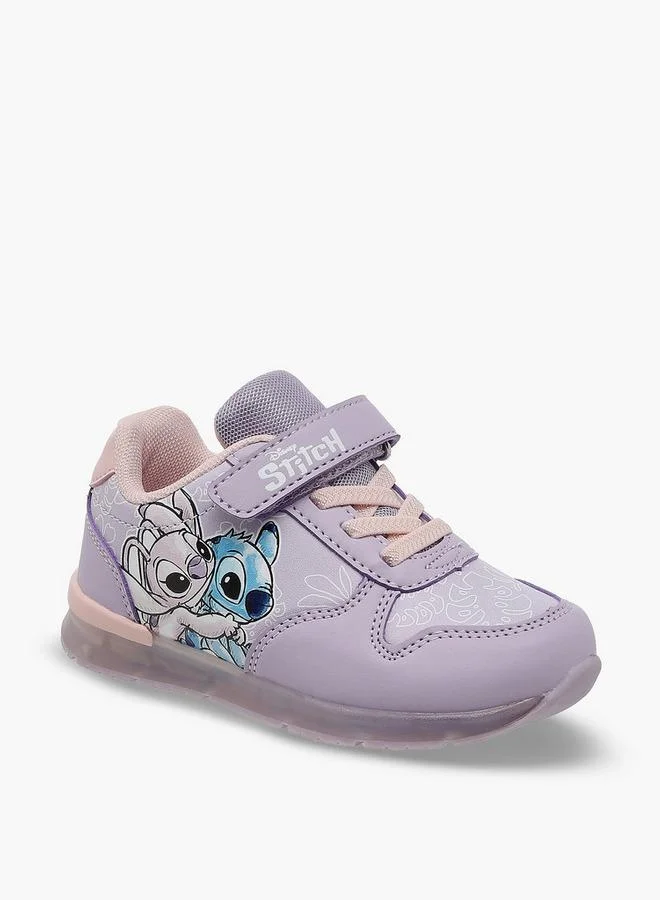 ديزني Girls Hook & Loop Ankle Sneakers
