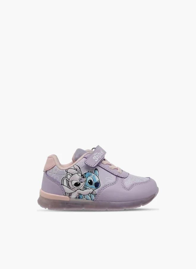 ديزني Girls Hook & Loop Ankle Sneakers