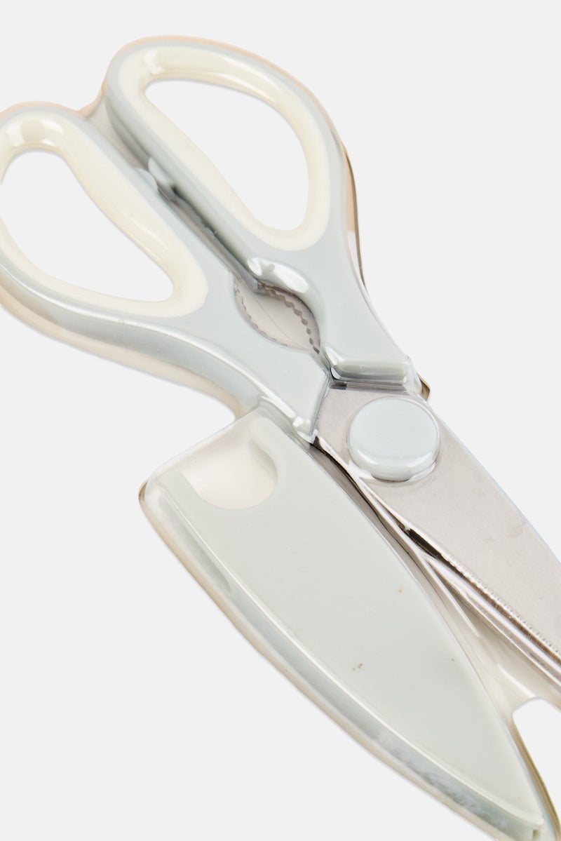 COOK WITH COLOR Ocean By CWC Kitchen Shear With Cover, Grey - Image 2