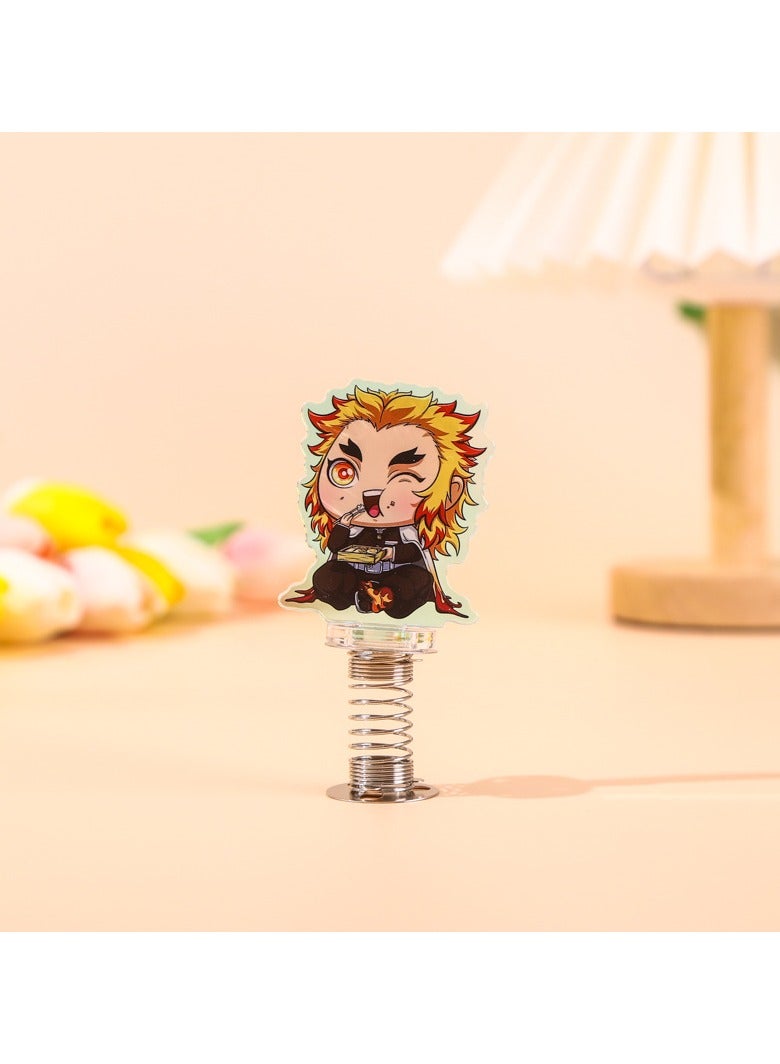 Kimetsu No Yaiba Acrylic Small Standing Table Colorful Rocking Music Ornaments