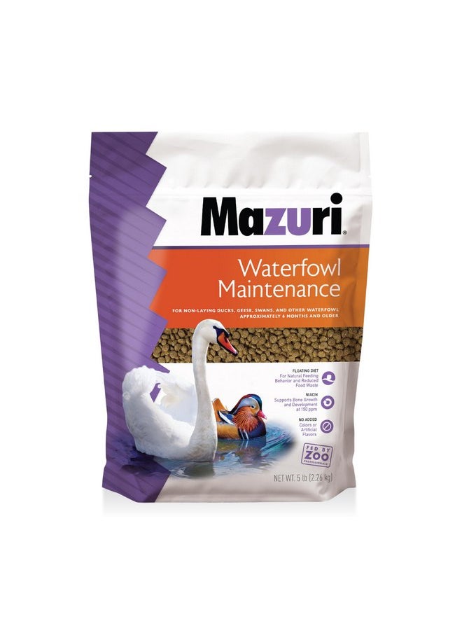 Mazuri Waterfowl Maintenance Food for Ducks & Geese | 5 Pound (5 LB) Bag - pzsku/Z17D5DF83F7BD7B813E56Z/45/_/1737032025/1a41c4b1-e0b8-47ce-a6e4-ab6c3f03810e