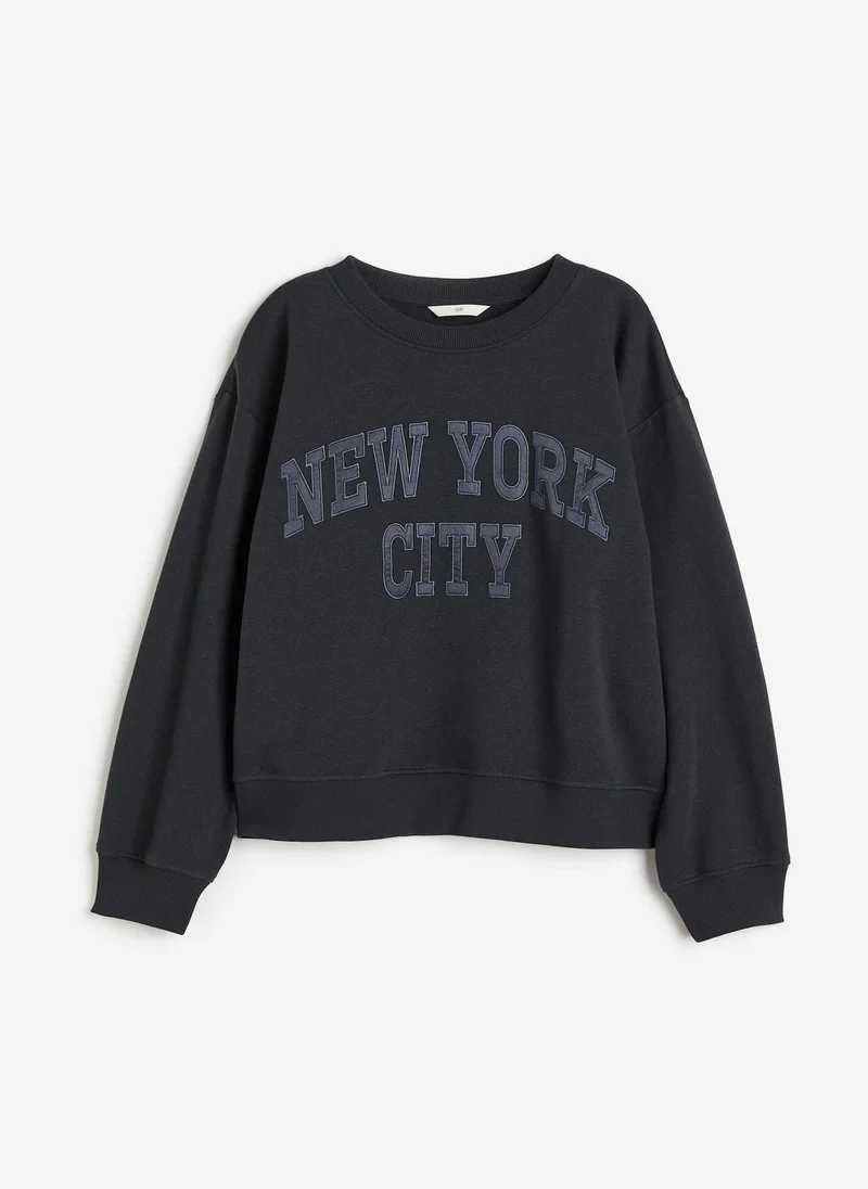 H&M Printed Sweatshirt