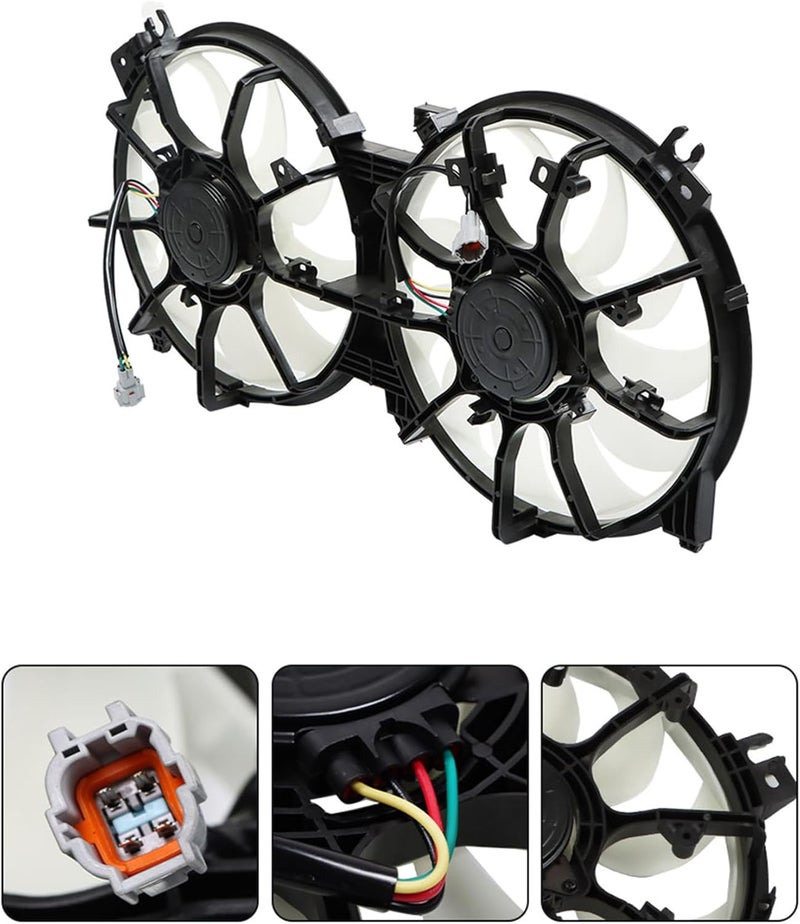 WFLNHB Radiator Cooling Fan Replacement for Nissan Altima 2007-2018 & Maxima 2016-2021 - Image 2