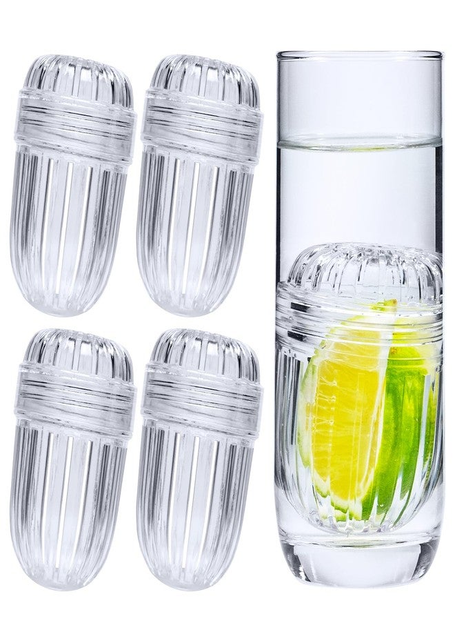 MATICAN Water Infuser Pods, 4-Pack Fruit & Tea Inserts for Wide-Mouth Bottles & Tumblers - Image 1