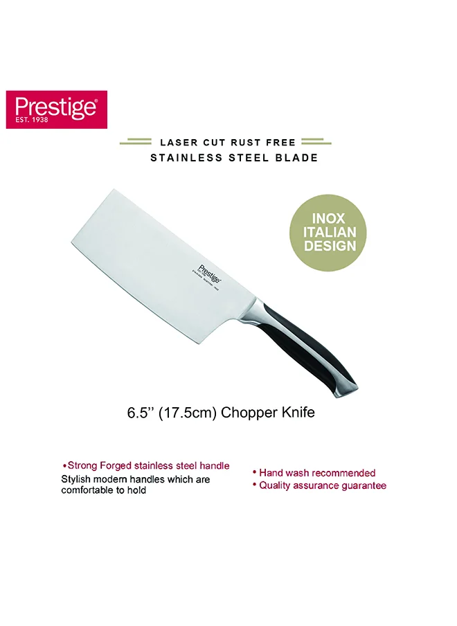 Prestige Prestige Ultimate 6.5" (17.5 Cm) CHOPPER KNIFE | Rust Free Stainless Steel Blade - PR57548