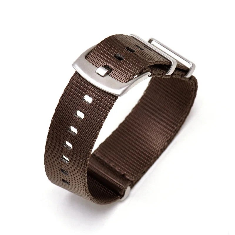Bluejw High Quality Smooth Nylon Watch Strap 18mm 20mm 22mm 24mm Replacement Seatbelt Style One-Piece Wrist Band for Regular Watches – Easy to Replace the Watch Strap - Image 5