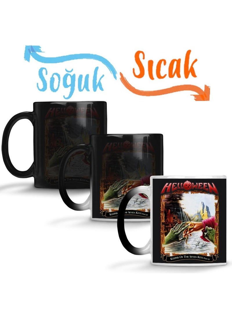 Baskı Dükkanı - Print Shop Helloween Keeper Of The Seven Keys Part II Magic Mug Porcelain - Image 1