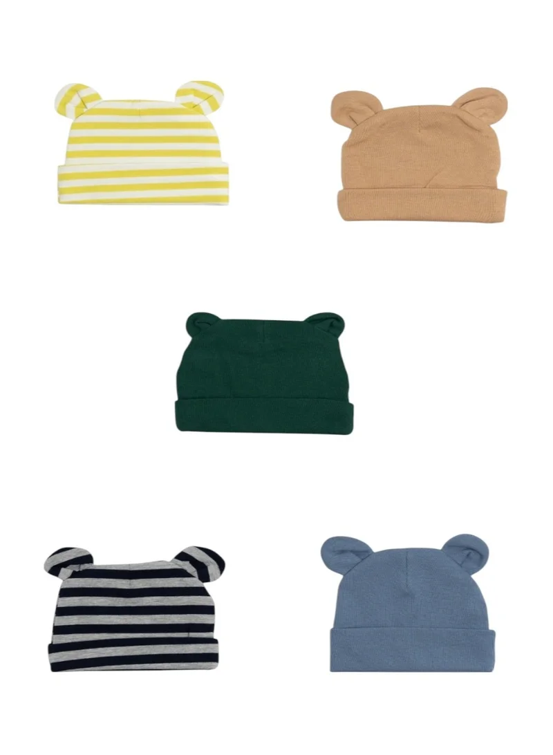 بمبىمىشى بامبيميسي - طاقية أطفال على شكل دب - مجموعة من  قطع