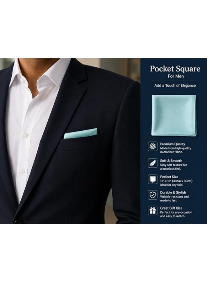 Men's pocket square to complete a formal suit look - high-quality fabric with a modern design - Image 2