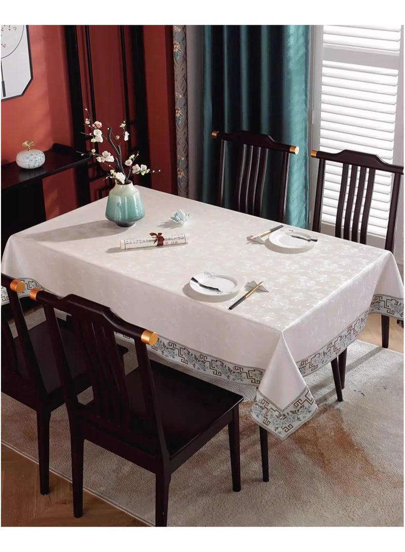 EBMINI New Waterproof Oil Resistant Heat-Resistant Washable PU Tablecloth  - Image 2