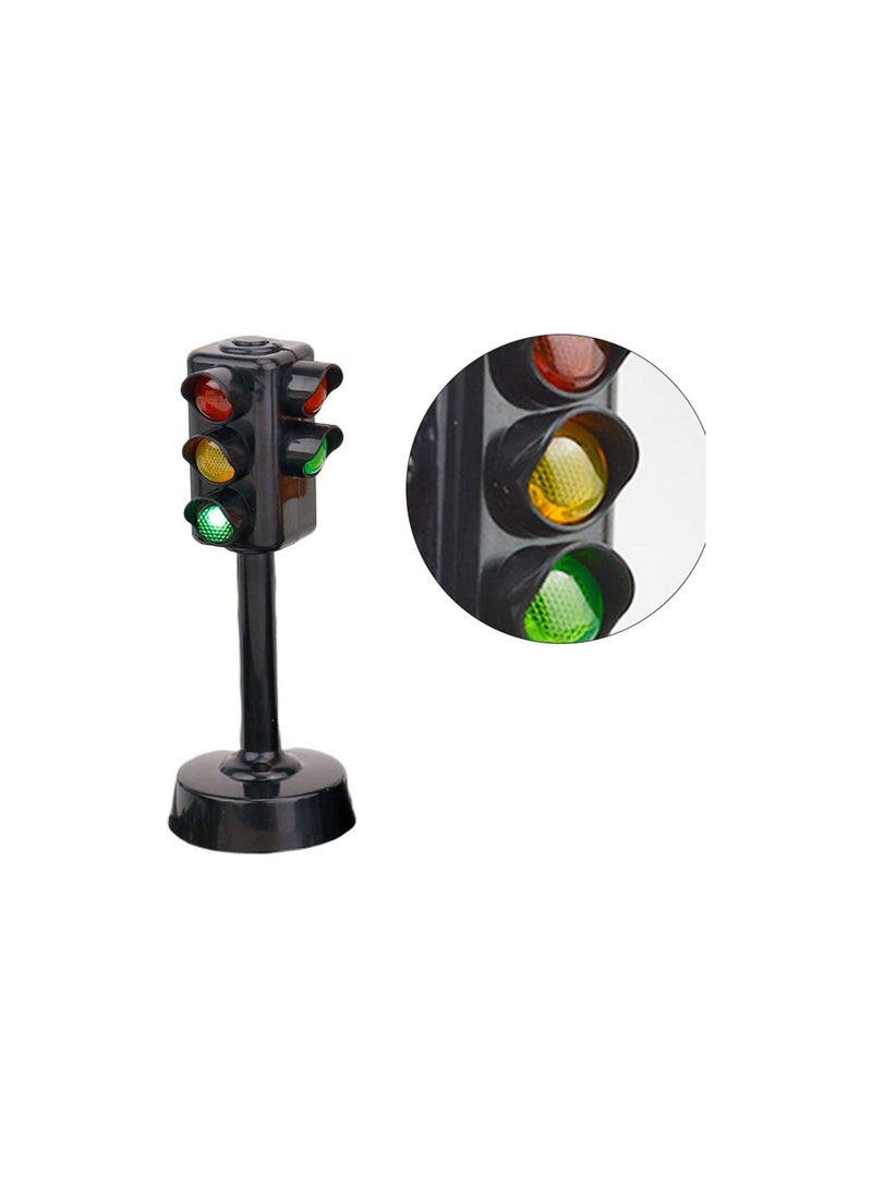 GGOOT 2pcs Traffic Light Mini Traffic Signal Light Lamp Model Kids Learning Educational Toys  - Image 3