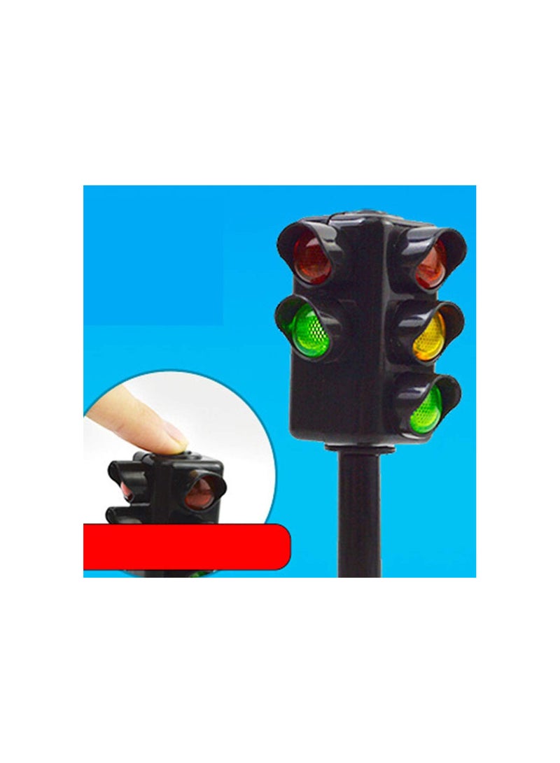 GGOOT 2pcs Traffic Light Mini Traffic Signal Light Lamp Model Kids Learning Educational Toys  - Image 2
