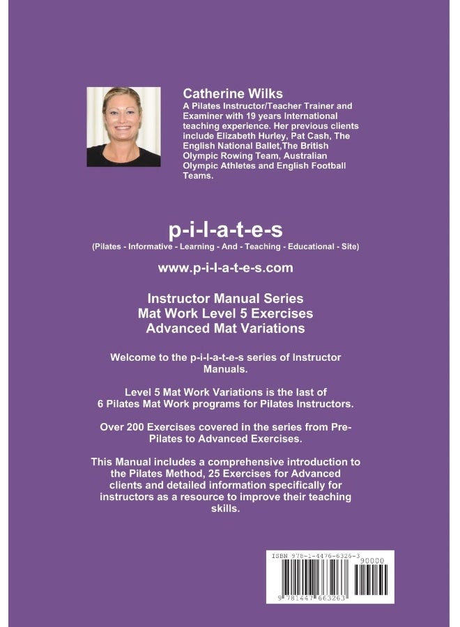 p-i-l-a-t-e-s Instructor Manual Mat Work Level 5 Variations  - Image 2