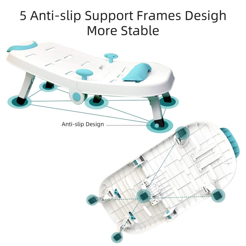 Fedicelly أدوات كرسي غسل شعر الأطفال، كرسي شامبو الأطفال، مقعد استحمام للأطفال، كرسي شطف شعر الرأس للأولاد والبنات - Image 4