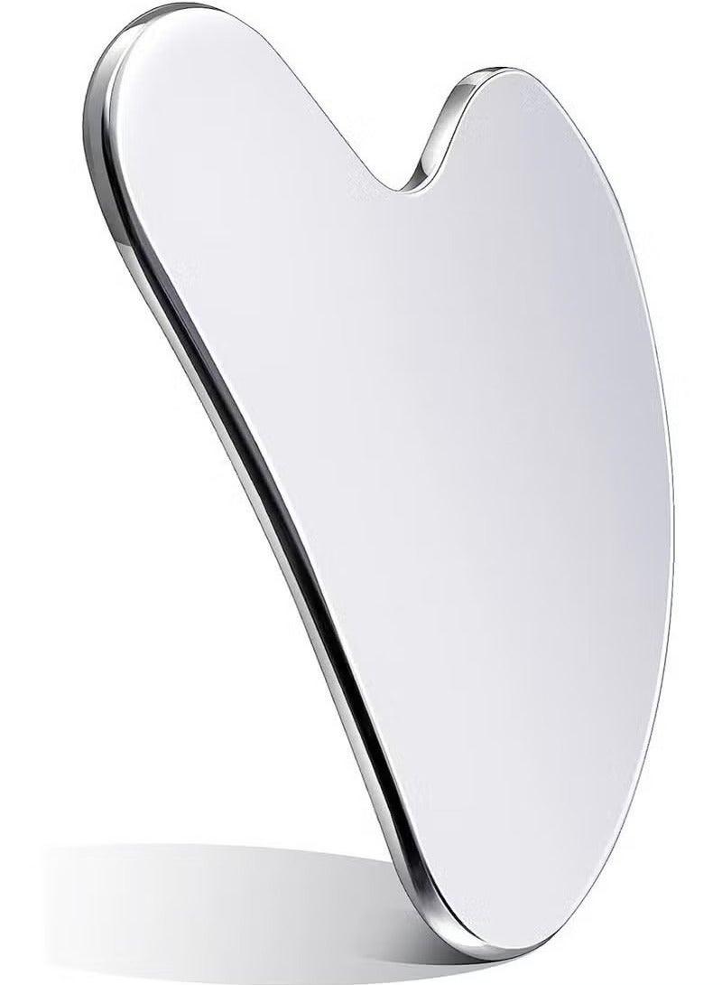 اترجسز تقليم الرموش ، ومنع الرموش من السقوط من الفولاذ المقاوم للصدأ أدوات كشط كشط الوجه أدوات شد الجلد أدوات العناية بالجسم تدليك العين أدوات تجميل الرقبة مدلك حزام حقيبة السفر ( نموذج القلب ) - Image 1