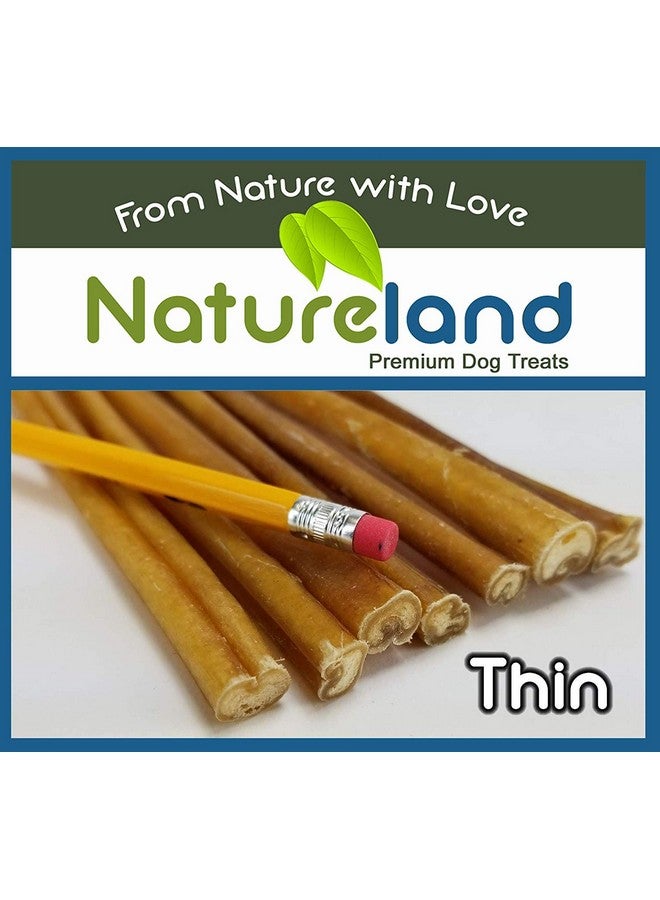 Natureland 6" Bully Sticks Thin - All-Natural, Free Range, Grass-Fed, 100% Beef Dog Chews (6" Bully Stick Thin - 20 Pack) - Image 3