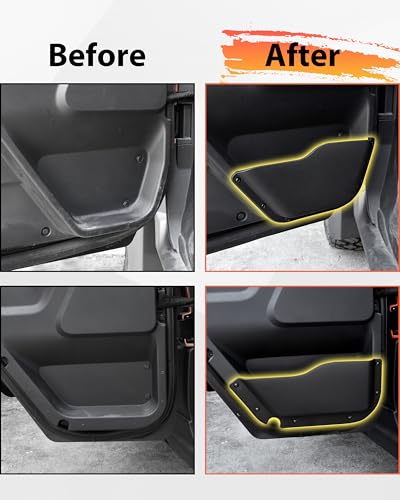 SAUTVS Interior Door Pockets for Polaris Xpedition XP 5ADV 5 NorthStar 2024 2025 2026 Accessories Front and Rear Interior Door Pockets Storage4PCS - Image 3