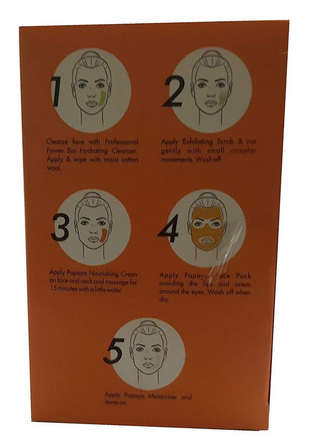Shahnaz Husain 5 Step Papaya Facial Kit - 50gm - Image 2
