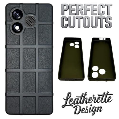 ZAOMA Premium Back Case TPU Cover Compatible for itel Super Guru 4G Max it9310 Keypad Mobile Feature Phone Rugged Case - Black - Image 2