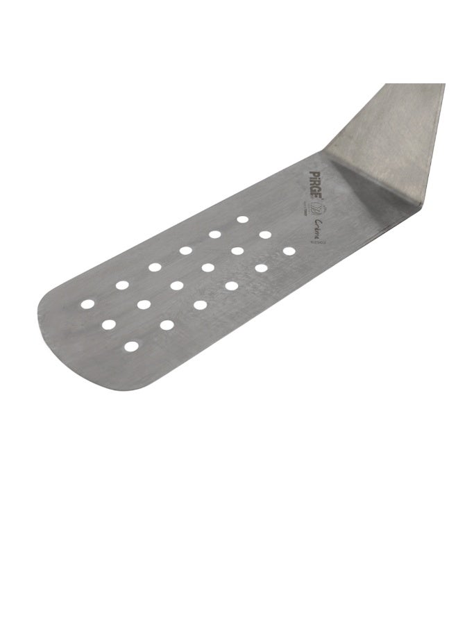 بيرج اسباتولا ستانلس ستيل، صناعة تركية، مقاس 26 سم – لون فضي بمقبض أسود - Image 3