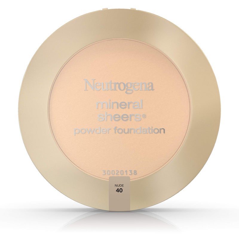 Neutrogena Mineral Sheers Powder Foundation, Nude 40, 0.34 Ounce - Image 1