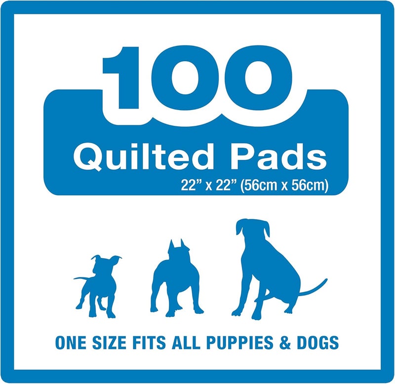 four paws Pet Select Pee Pee Pads for Dogs and Puppies 100 Count Standard: 22" x 22" - Image 3