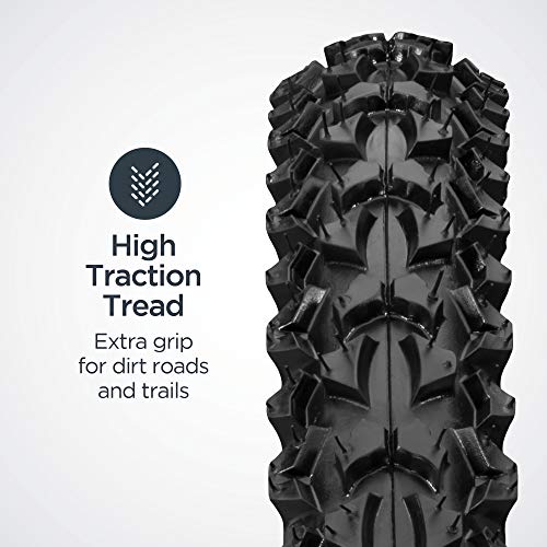 Schwinn Replacement Bike Tire, 20" x 1.95" Mountain Bike Tire, Wide & Blocky Knobs, Steel Bead Construction, Fits Internal Rim Widths 19mm-29mm, PSI Range 35 to 65 - Image 4