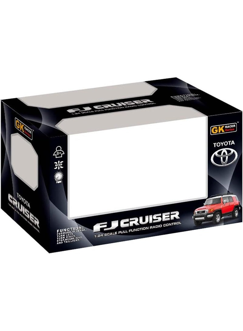 The Toys Home Licensed Toyota FJ Cruiser R/C Truck – 1:24 Scale 4‑Function Remote Control Car with Big Off‑Road Wheels & Working Head/Tail Lights – Requires 3×AA + 2×AA (Not Included) – Gift Box for Kids 6+ - Image 4