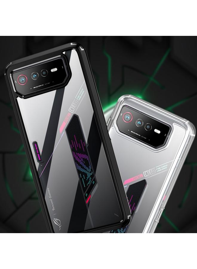 The Bros حافظة لهاتف Asus ROG Phone 6 شفافة من PC + TPU مقاومة للصدمات - Image 2