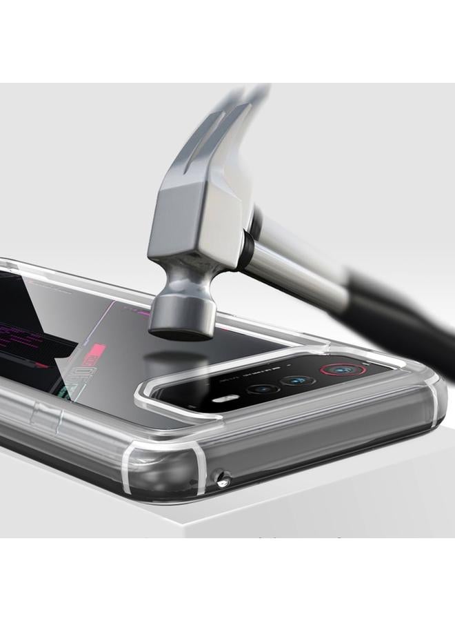 The Bros حافظة لهاتف Asus ROG Phone 6 شفافة من PC + TPU مقاومة للصدمات - Image 5