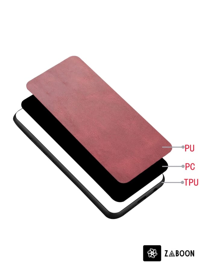 Zaboon Protective Case Cover For Huawei Honor Play 4T Pro Shockproof Sewing Cow Pattern Skin PC + PU + TPU Case - Image 4