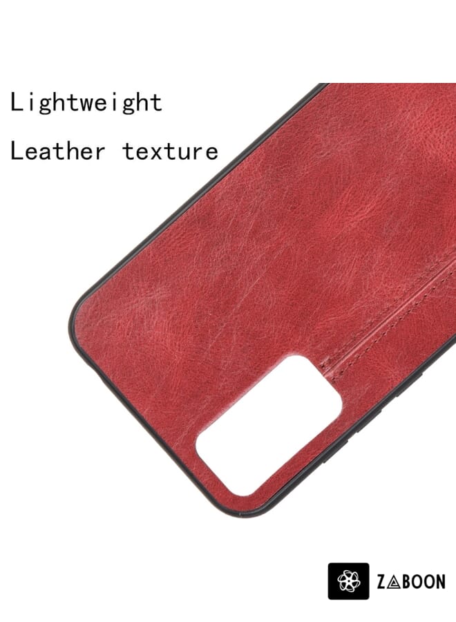 Zaboon Protective Case Cover For Huawei Honor Play 4T Pro Shockproof Sewing Cow Pattern Skin PC + PU + TPU Case - Image 3