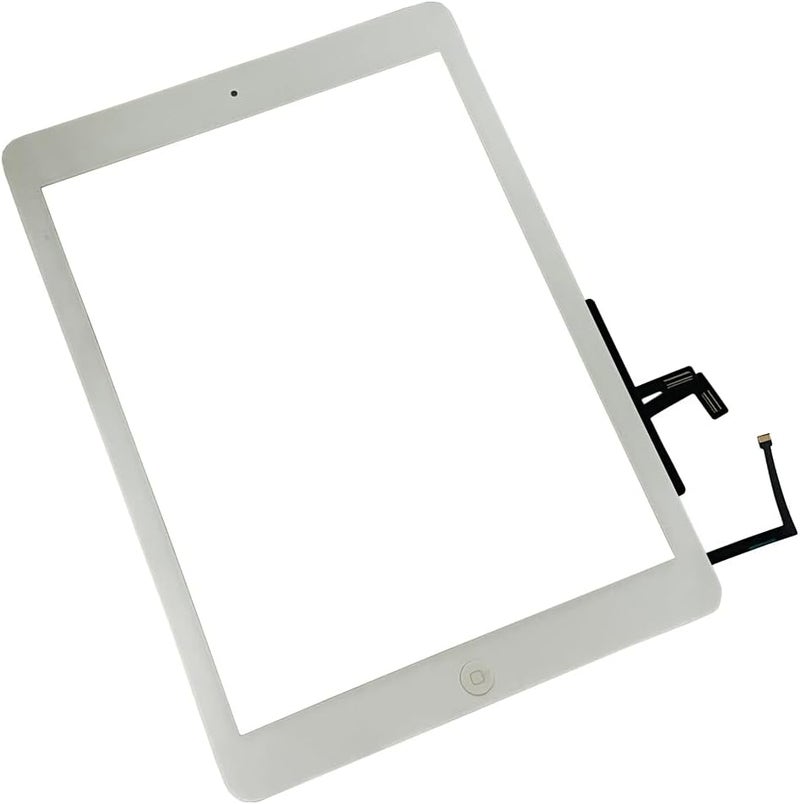 Mustpoint Touch Screen Digitizer + Home Button Replacement for iPad Air 1 / iPad 5 5th A1474 A1475 A1476 (White) - Image 2