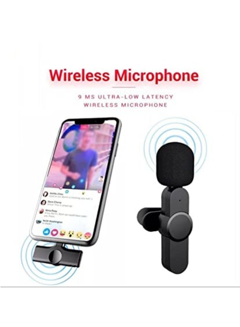 2 in 1 iphone or type-c Wireless Lavalier Microphone For IPhone, Plug Play, Portable Audio Video Recording Mic for Youtube, Live Stream, Vlog, Interview, Laptops PC - Image 3