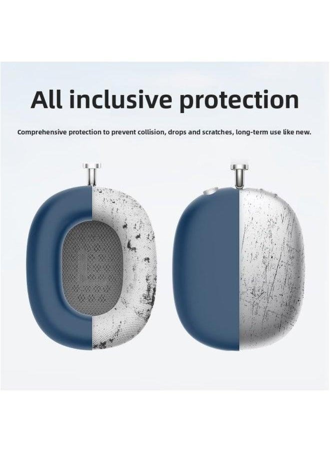 Generic - 2024 Airpods Max Headset Protective Cover Ear Cap Head Beam Shell Silicone Cover-Color:Starry Sky Hat Cover-Model:Airpods - Image 1