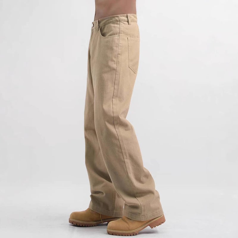 Unisex Classic Denim Jeans Loose Fit Daily Outdoor Wear - Image 4